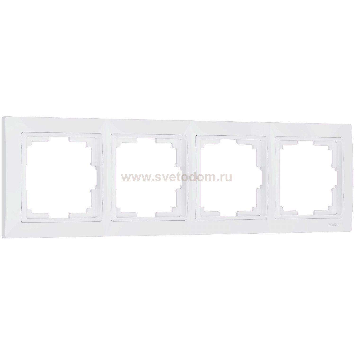Рамка на 4 поста (белый, basic) W0042001 Werkel