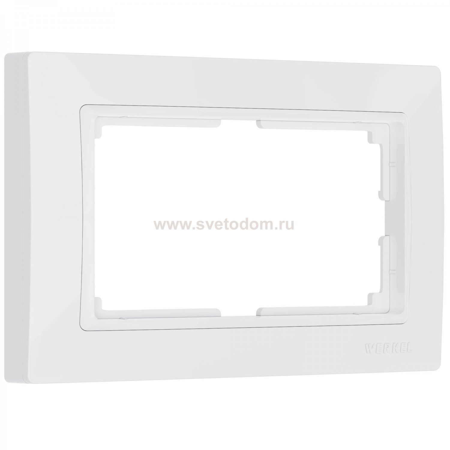 Рамка для двойной розетки (белый, basic) W0082001 Werkel