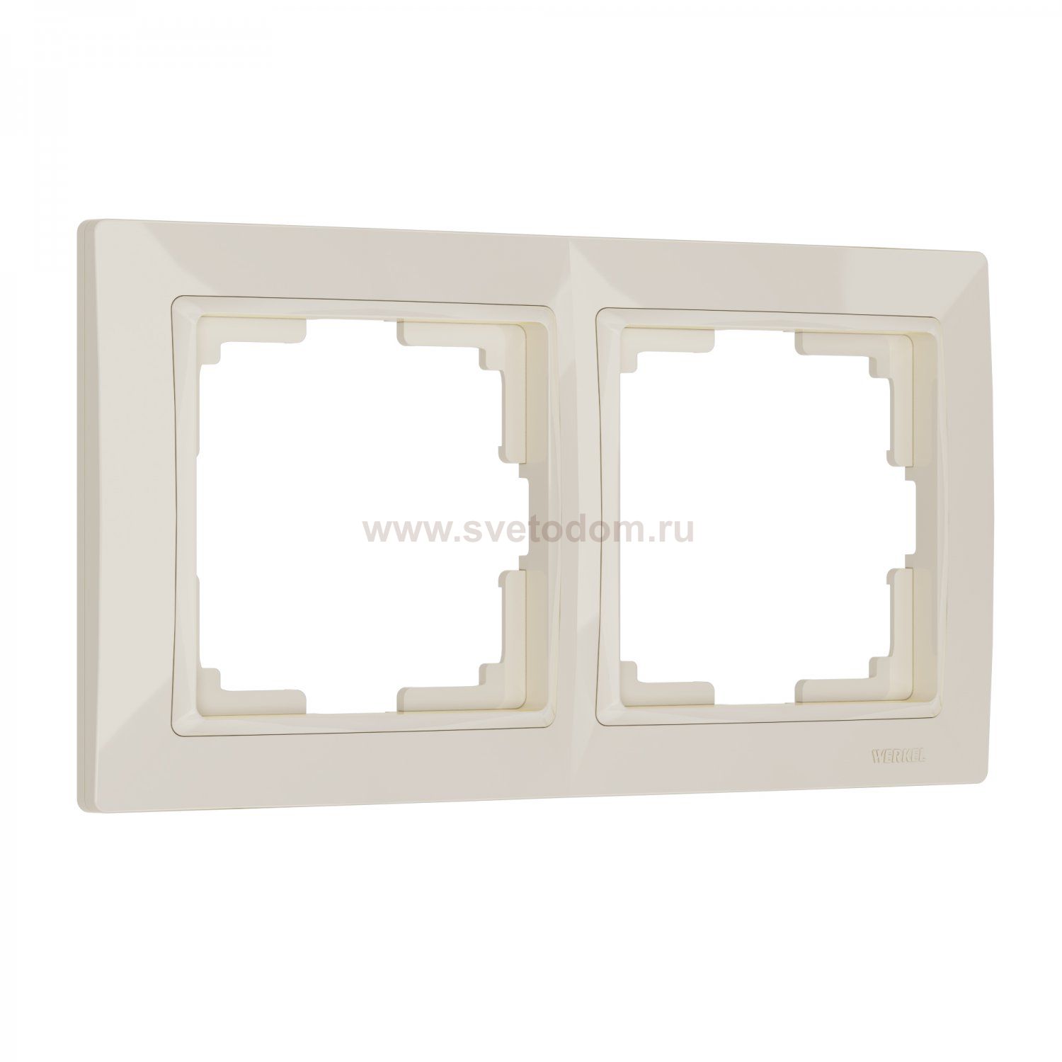 Рамка на 2 поста (слоновая кость, basic) W0022003 Werkel