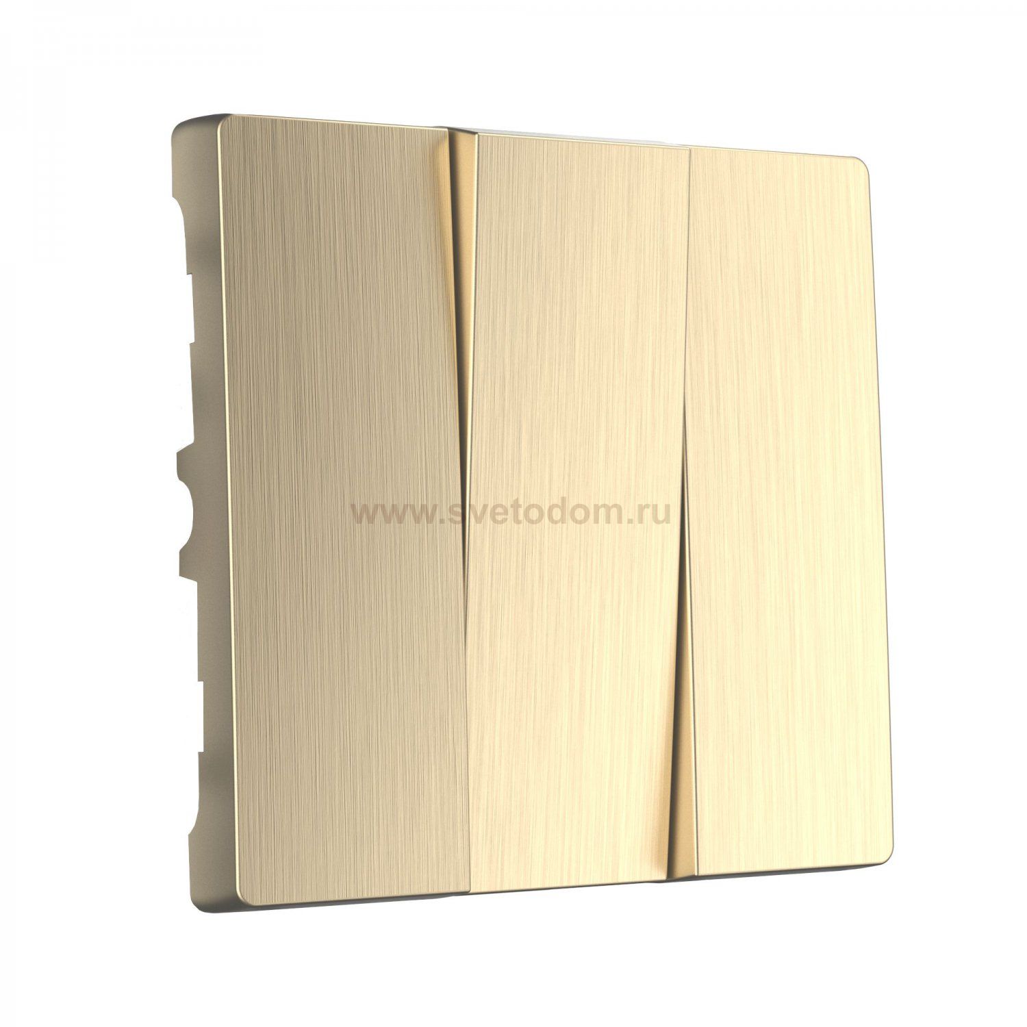 Набор клавиш для выключателя трехклавишного (шампань рифленый) W1139010 Werkel