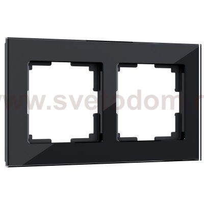 Рамка на 2 поста (черный) W0021108 Werkel