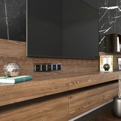 Рамка на 5 постов Diamant (черный) Werkel W0051208