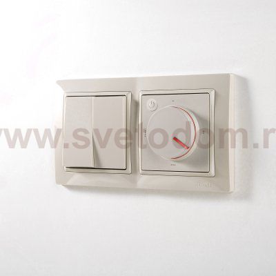 Выключатель двухклавишный проходной (слоновая кость) W1122003 Werkel