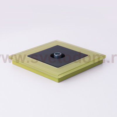 ТВ-розетка оконечная (черный матовый) W1183008 Werkel