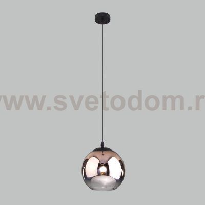 Подвесной светильник со стеклянным плафоном Eurosvet 50200/1 медь Rowan