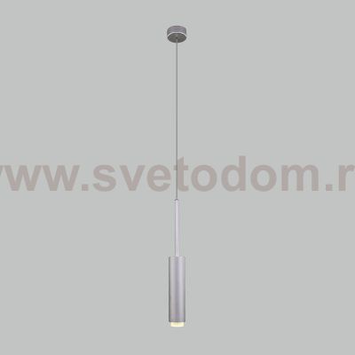 Подвесной светильник Eurosvet 50203/1 LED матовое серебро Dante
