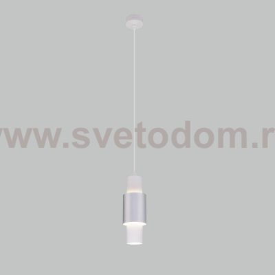 Люстра Eurosvet 50204/1 LED белый/матовое серебро Bento