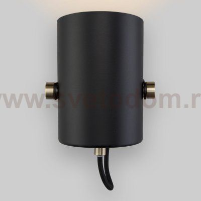Настенный светильник с поворотным плафоном Eurosvet 20093/1 черный Italio