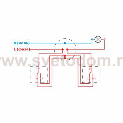 Выключатель одноклавишный проходной с подсветкой (черный) W1212108 Werkel