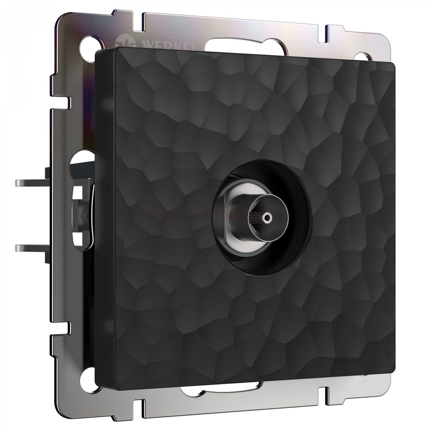 ТВ-розетка оконечная (черный) W1283008 Werkel