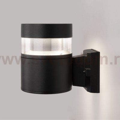 Уличный настенный светодиодный светильник IP54 1530 TECHNO LED  черный Elektrostandard