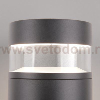 Уличный настенный светодиодный светильник IP54 1530 TECHNO LED серый Elektrostandard