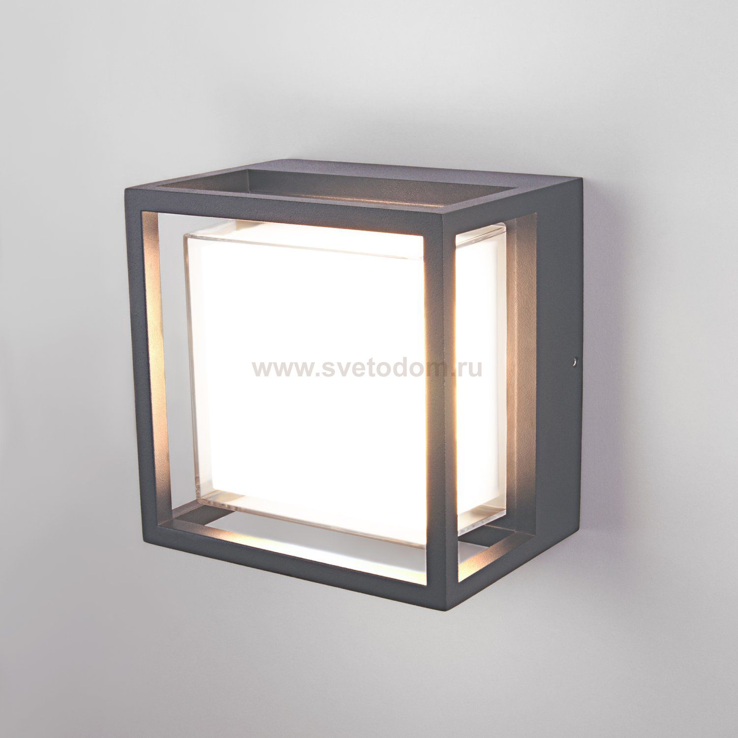 Уличный настенный светодиодный светильник Серый 1533 TECHNO LED Elektrostandard
