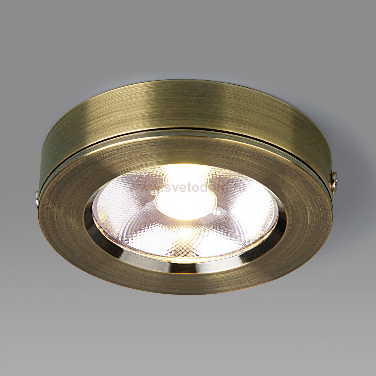 Накладной точечный светодиодный светильник бронза DLS030 Elektrostandard