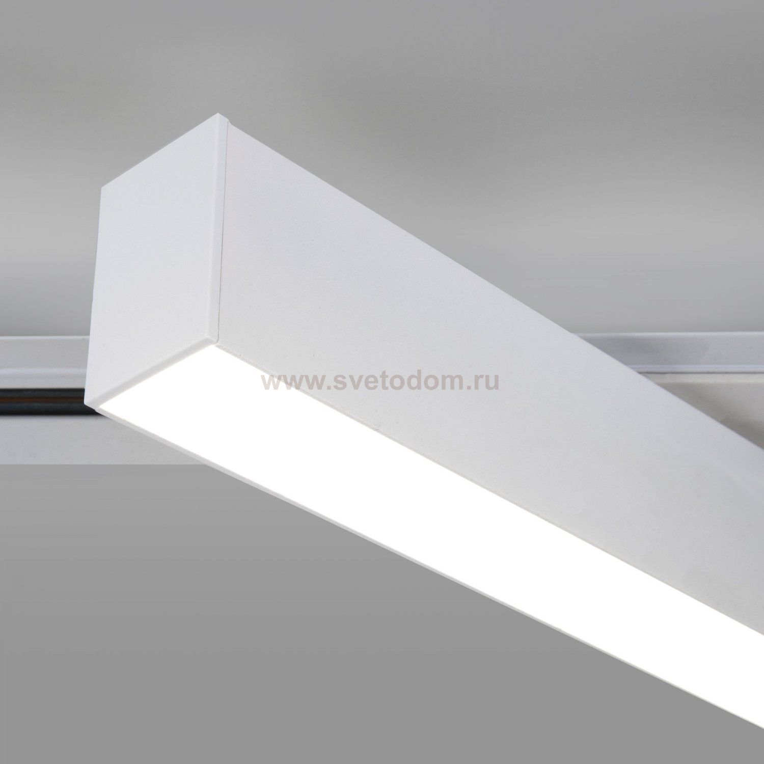 Трековый светодиодный светильник для однофазного шинопровода X-Line 10W 4200K белый матовый X-Line белый матовый 10W 4200K (LTB53) однофазный Elektrostandard