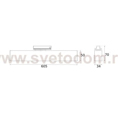 Трековый светодиодный светильник для однофазного шинопровода X-Line черный матовый X-Line черный матовый 20W 4200K (LTB54) однофазный Elektrostandard