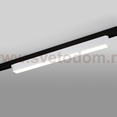 Трековый светодиодный светильник для трехфазного шинопровода X-Line белый матовый X-Line белый матовый 28W 4200K (LTB55) трехфазный Elektrostandard