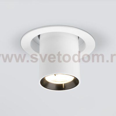 Встраиваемый точечный светодиодный светильник 9917 LED 10W 4200K белый матовый Elektrostandard
