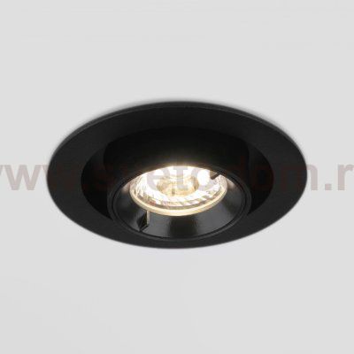 Встраиваемый точечный светодиодный светильник 9917 LED 10W 4200K черный матовый Elektrostandard
