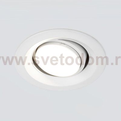 Встраиваемый светодиодный светильник с регулировкой угла освещения 9919 LED 10W 4200K белый Elektrostandard