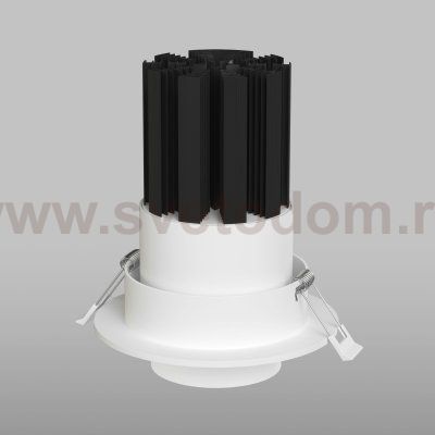 Встраиваемый светодиодный светильник с регулировкой угла освещения 9919 LED 10W 4200K белый Elektrostandard