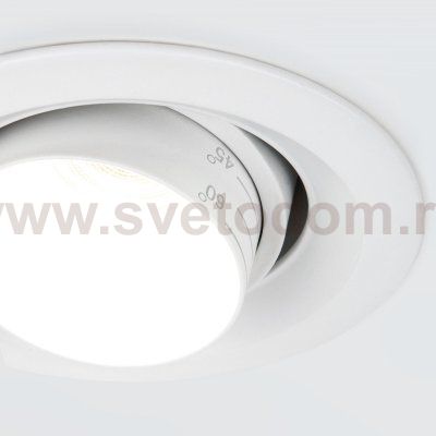 Встраиваемый светодиодный светильник с регулировкой угла освещения 9919 LED 10W 4200K белый Elektrostandard