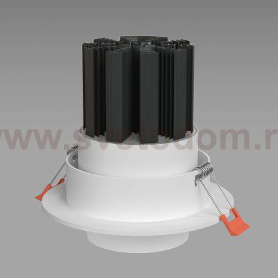 Встраиваемый светодиодный светильник с регулировкой угла освещения 9920 LED 15W 4200K белый Elektrostandard