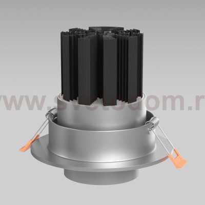 Встраиваемый светодиодный светильник с регулировкой угла освещения 9920 LED 15W 4200K серебро Elektrostandard