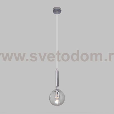 Подвесной светильник со стеклянным плафоном Eurosvet 50208/1 прозрачный Joy