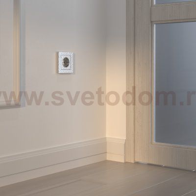 Рамка на 1 пост (серебряный) W0012406 Werkel