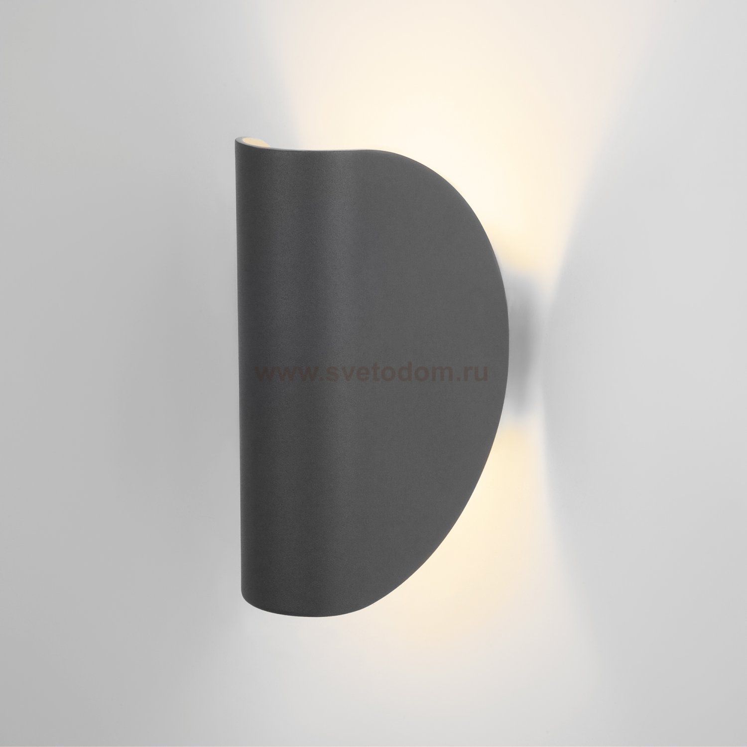 Уличный настенный светодиодный светильник Taco IP54 1632 TECHNO LED серый Elektrostandard