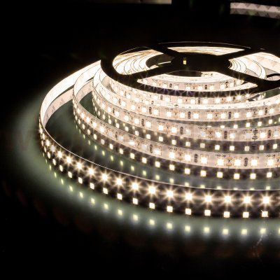 Светодиодная лента Лента светодиодная 12V 9,6W 120Led 2835 IP65 теплый белый, 5м Elektrostandard