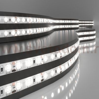 Светодиодная лента Лента светодиодная 12V 9,6W 120Led 2835 IP65 дневной белый, 5м Elektrostandard