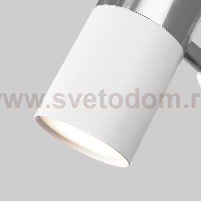 Настенный светильник бра Eurosvet 20096/1 белый/ хром Viero