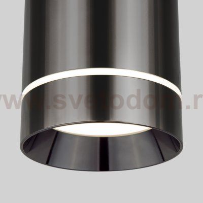 Накладной светодиодный светильник DLR021 9W 4200K Черный жемчуг Elektrostandard