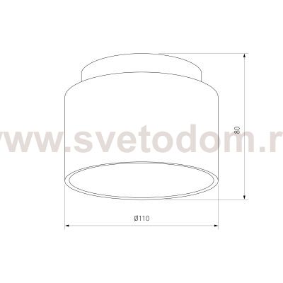 Накладной точечный светильник 1069 GX53 Черный жемчуг Elektrostandard
