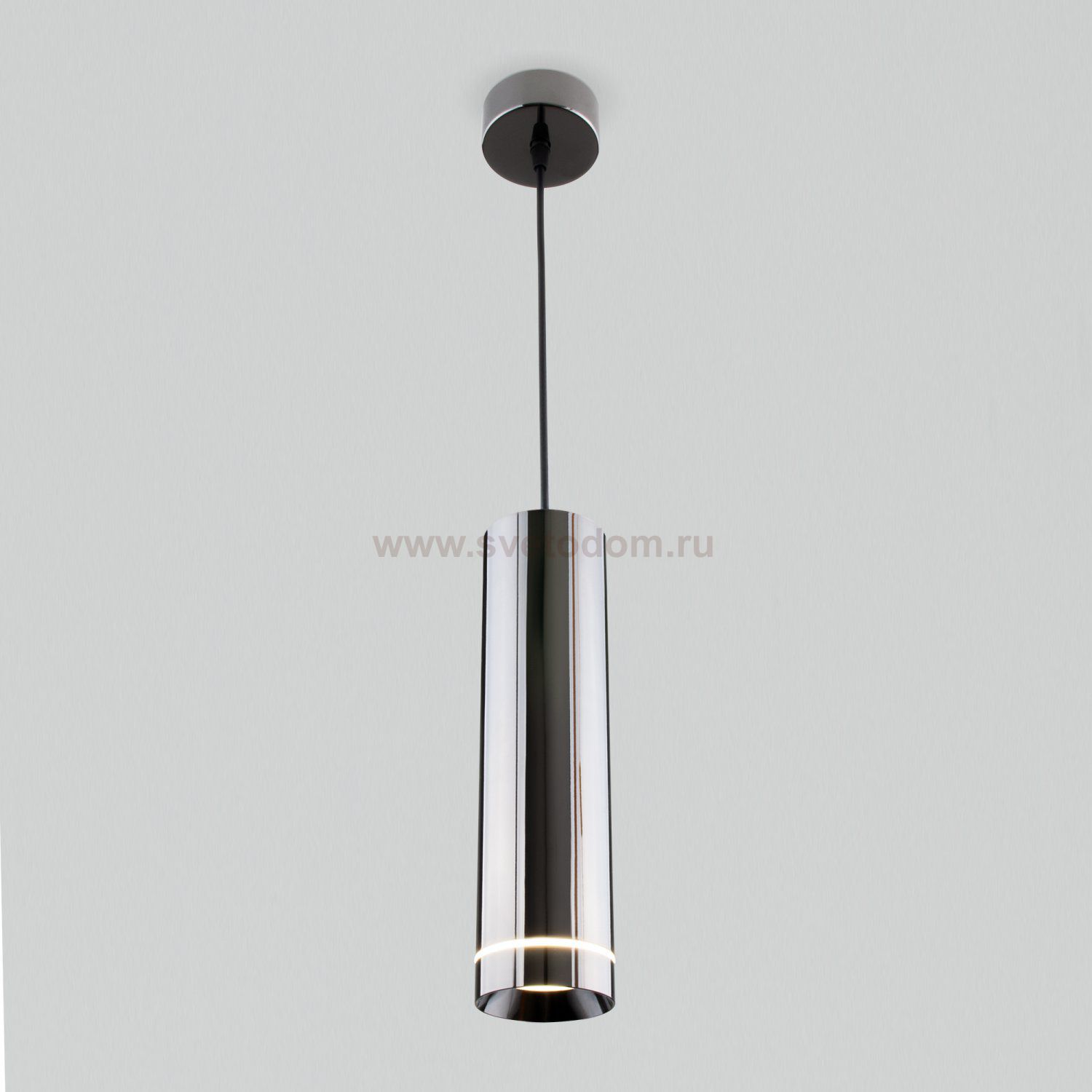 Подвесной светодиодный светильник DLR023 12W 4200K Черный жемчуг Elektrostandard