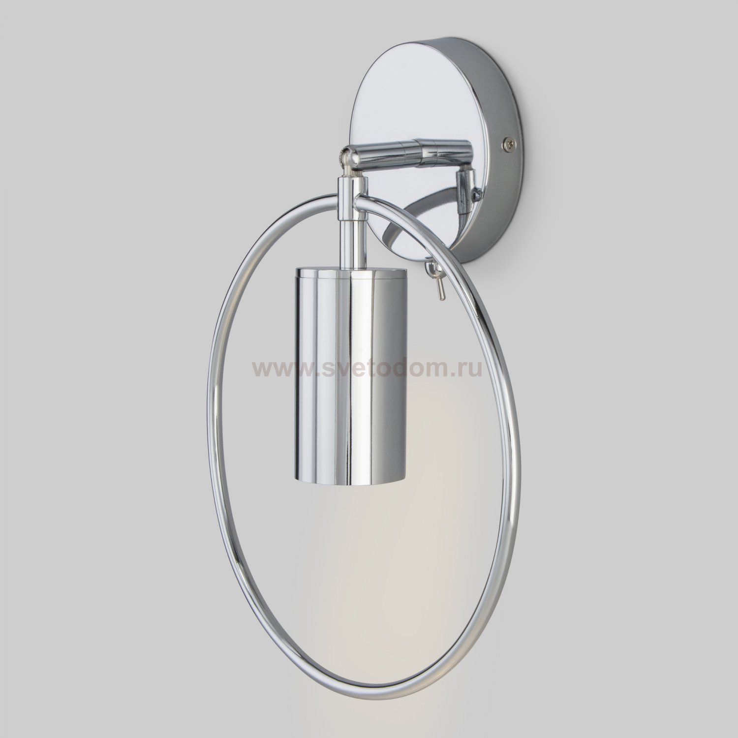 Настенный светильник с выключателем 20094/1 хром Eurosvet