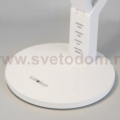 Светодиодная настольная лампа с сенсорным управлением 80426/1 белый Eurosvet