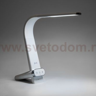 Светодиодная настольная лампа с беспроводной зарядкой 80427/1 белый Eurosvet