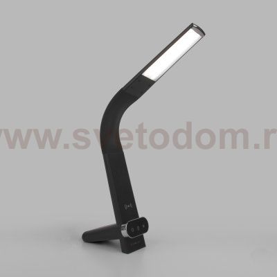 Светодиодная настольная лампа с беспроводной зарядкой 80427/1 черный Eurosvet