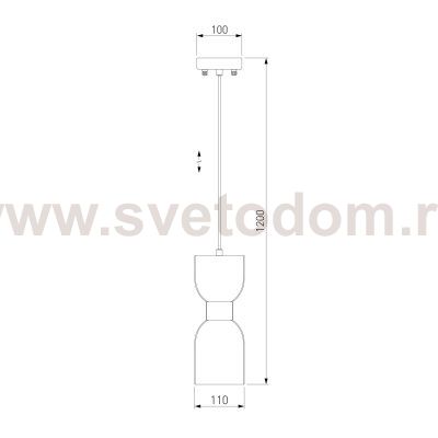 Подвесной светильник Eurosvet 50118/1 никель Tandem