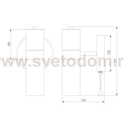 Настенный светильник Eurosvet 70125/1 черный Tesoro
