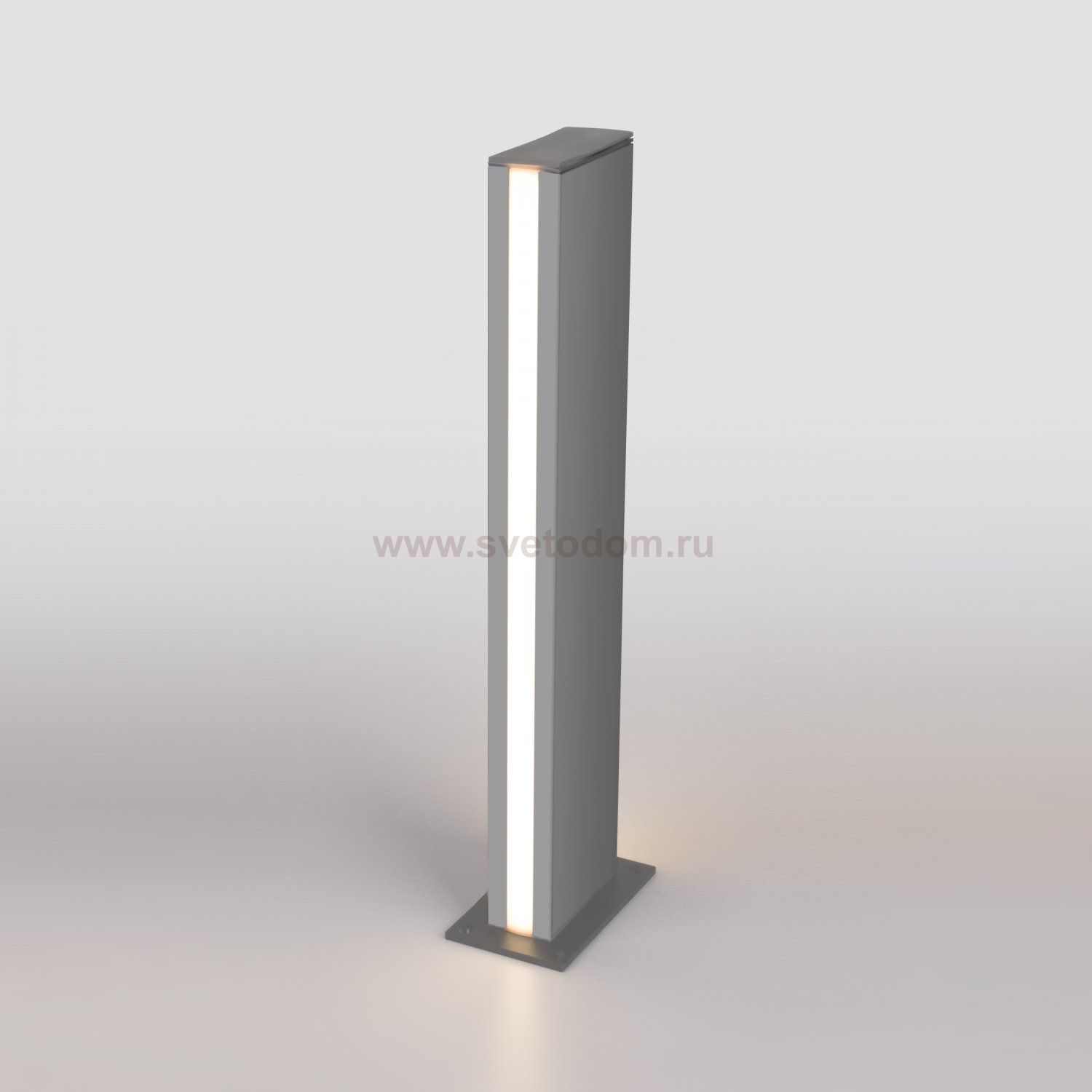 Ландшафтный светодиодный светильник Flat IP54 1538 TECHNO LED серый Elektrostandard