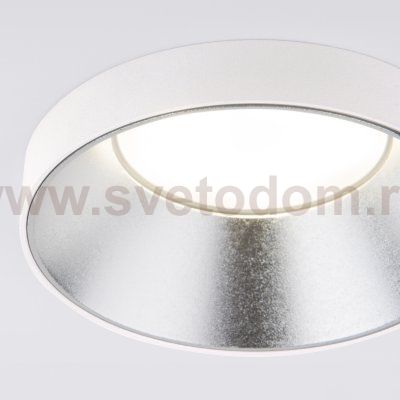 Встраиваемый точечный светильник 112 MR16 серебро/белый Elektrostandard