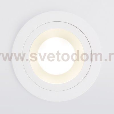 Встраиваемый точечный светильник 122 MR16 серебро/белый Elektrostandard