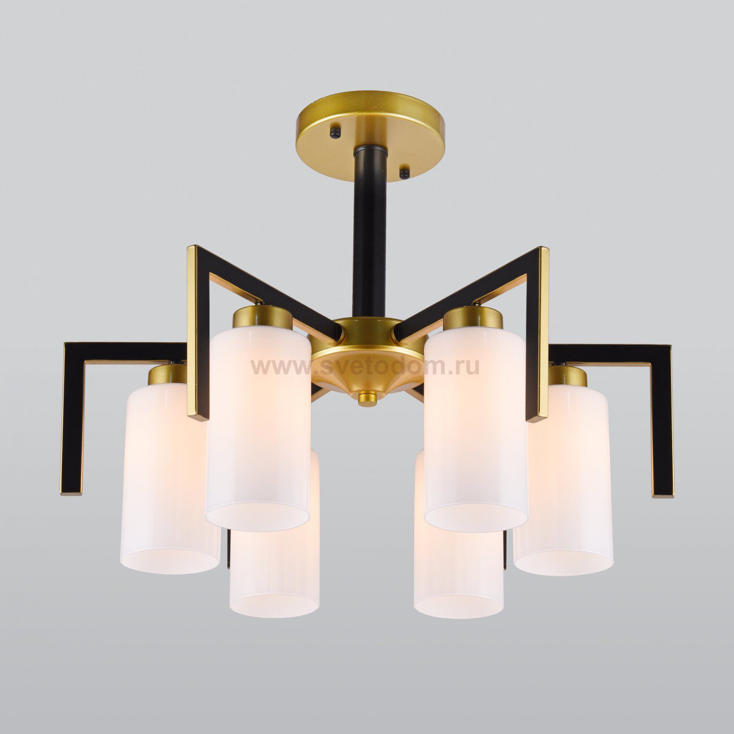 Потолочная люстра в стиле лофт 70126/6 черный Eurosvet