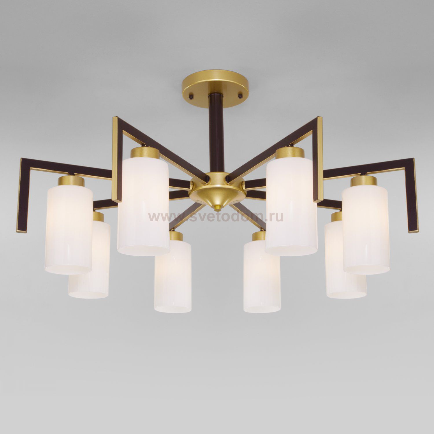 Потолочная люстра в стиле лофт 70126/8 черный Eurosvet