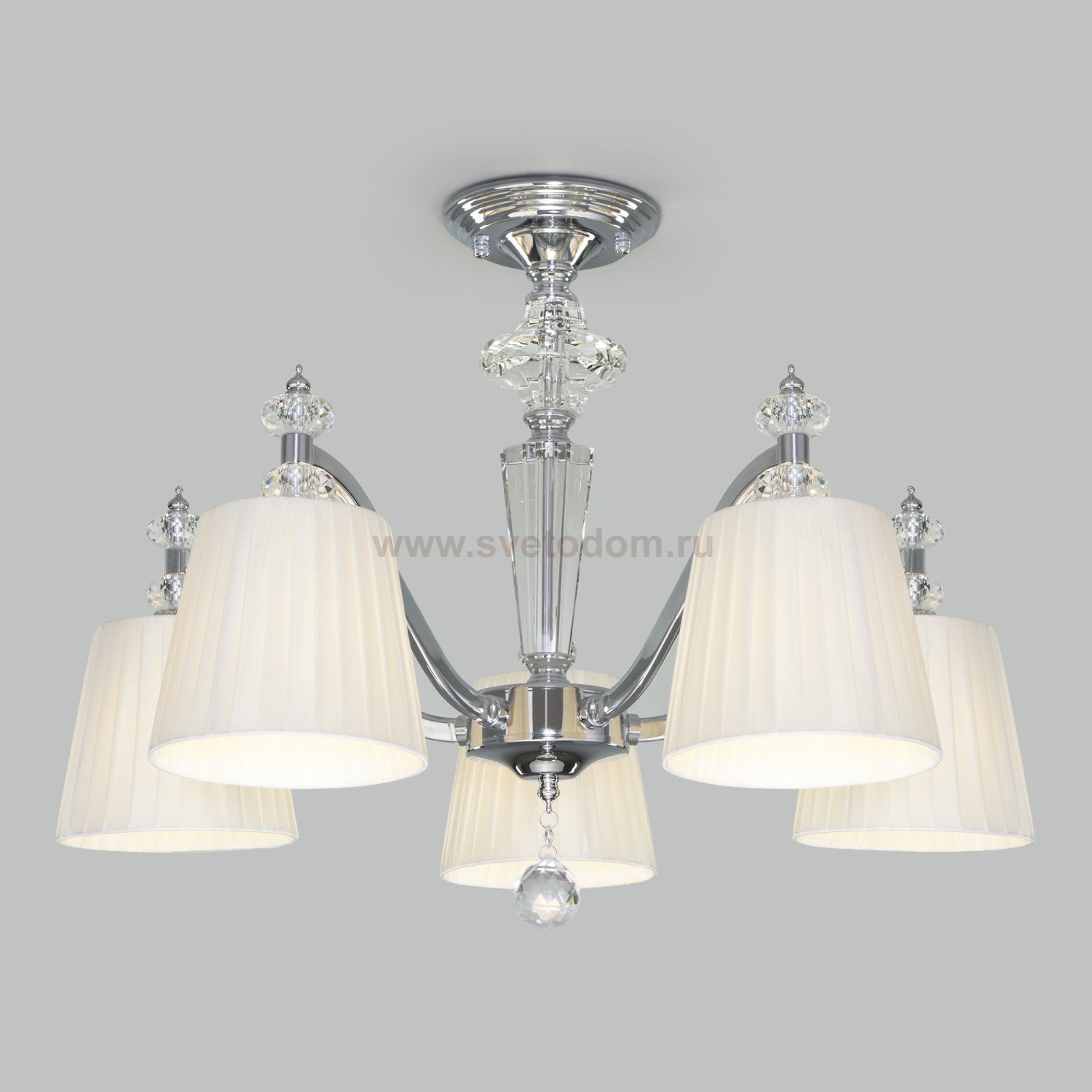 Потолочная классическая люстра 60122/5 хром Eurosvet