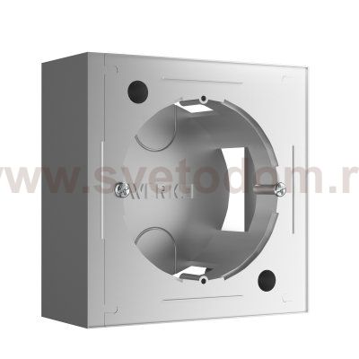 Коробка для накладного монтажа (серебряный) W8000006 Werkel
